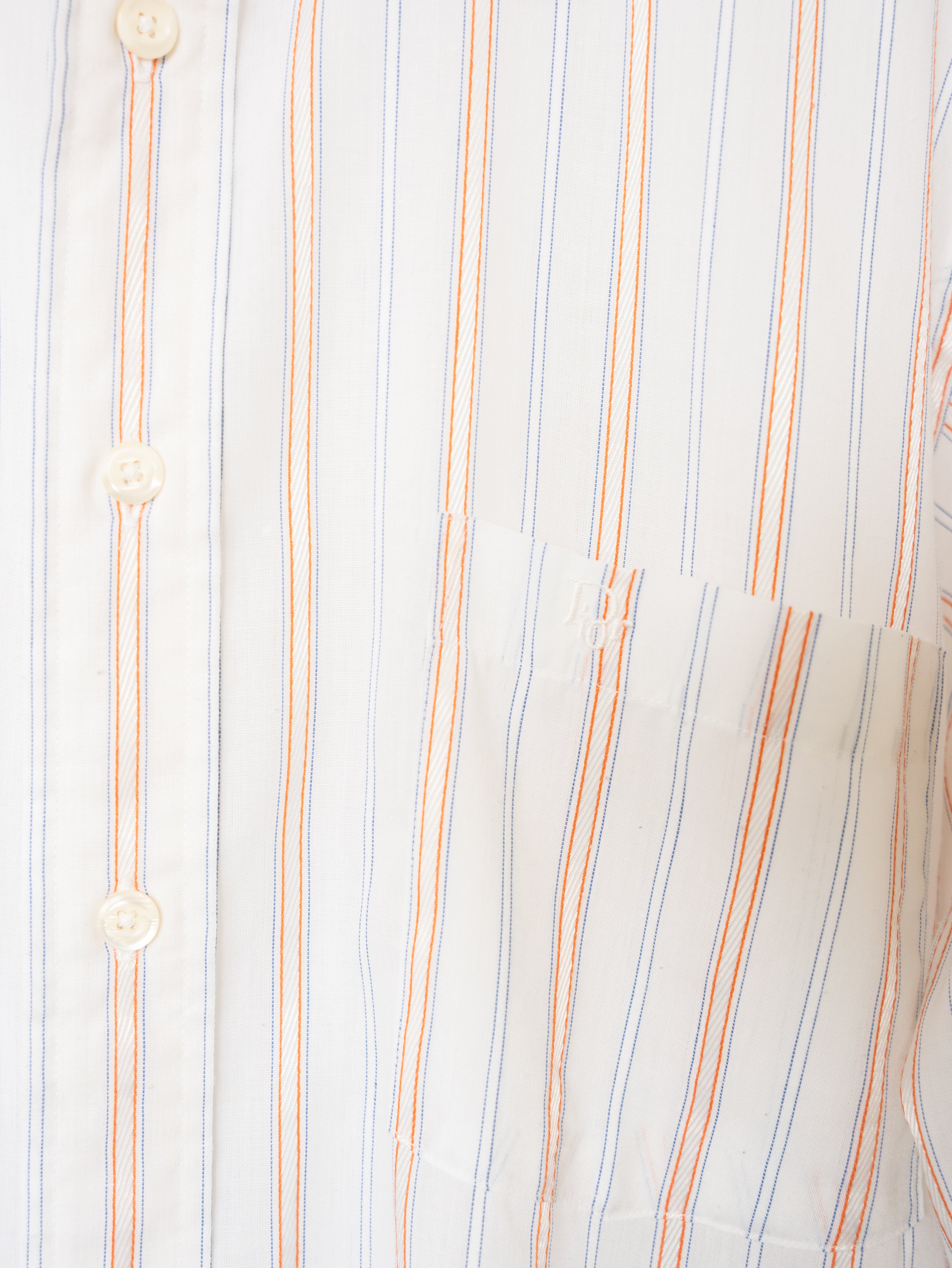 "Christian Dior" 80s Stripe Shirt