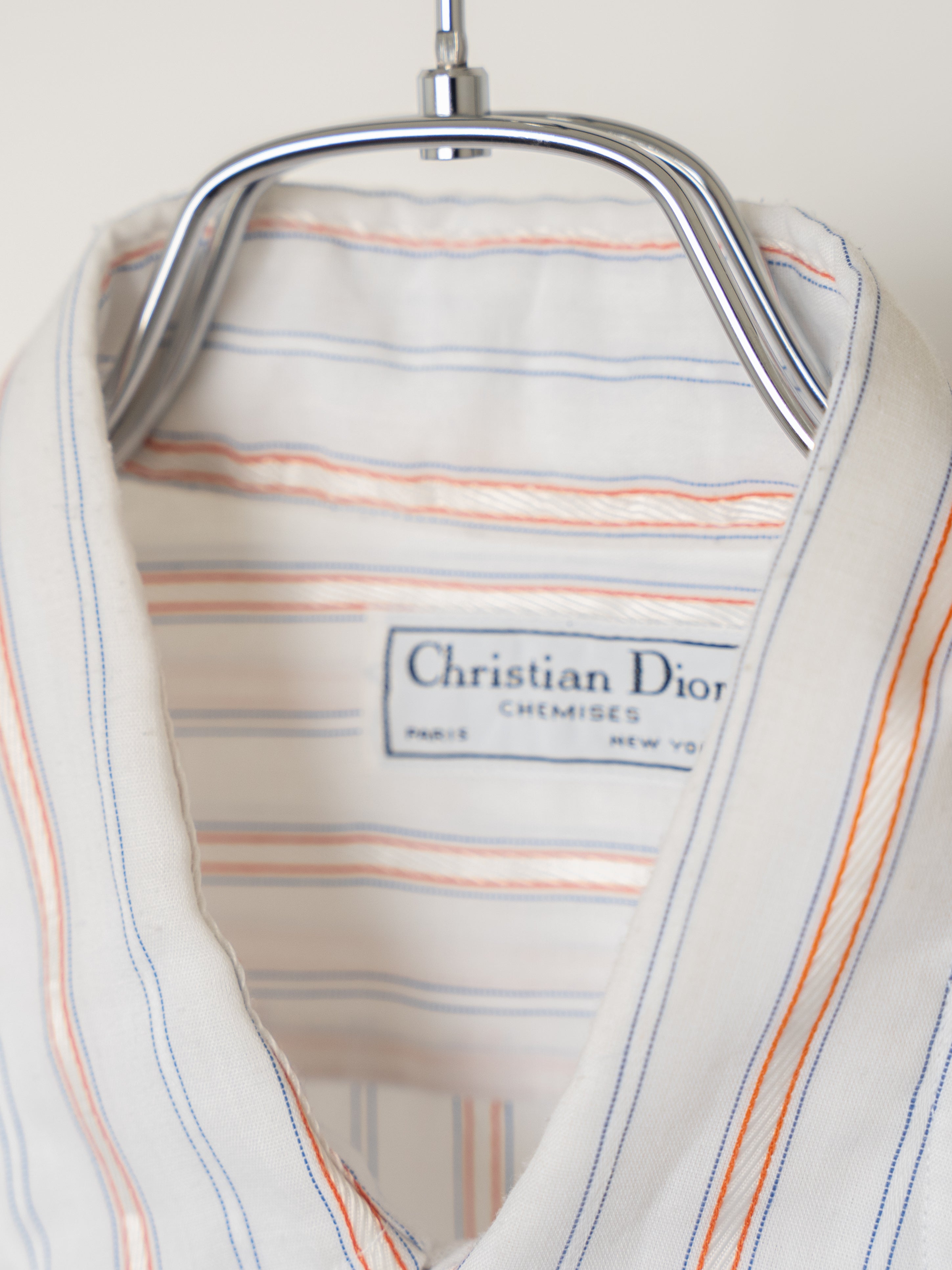"Christian Dior" 80s Stripe Shirt