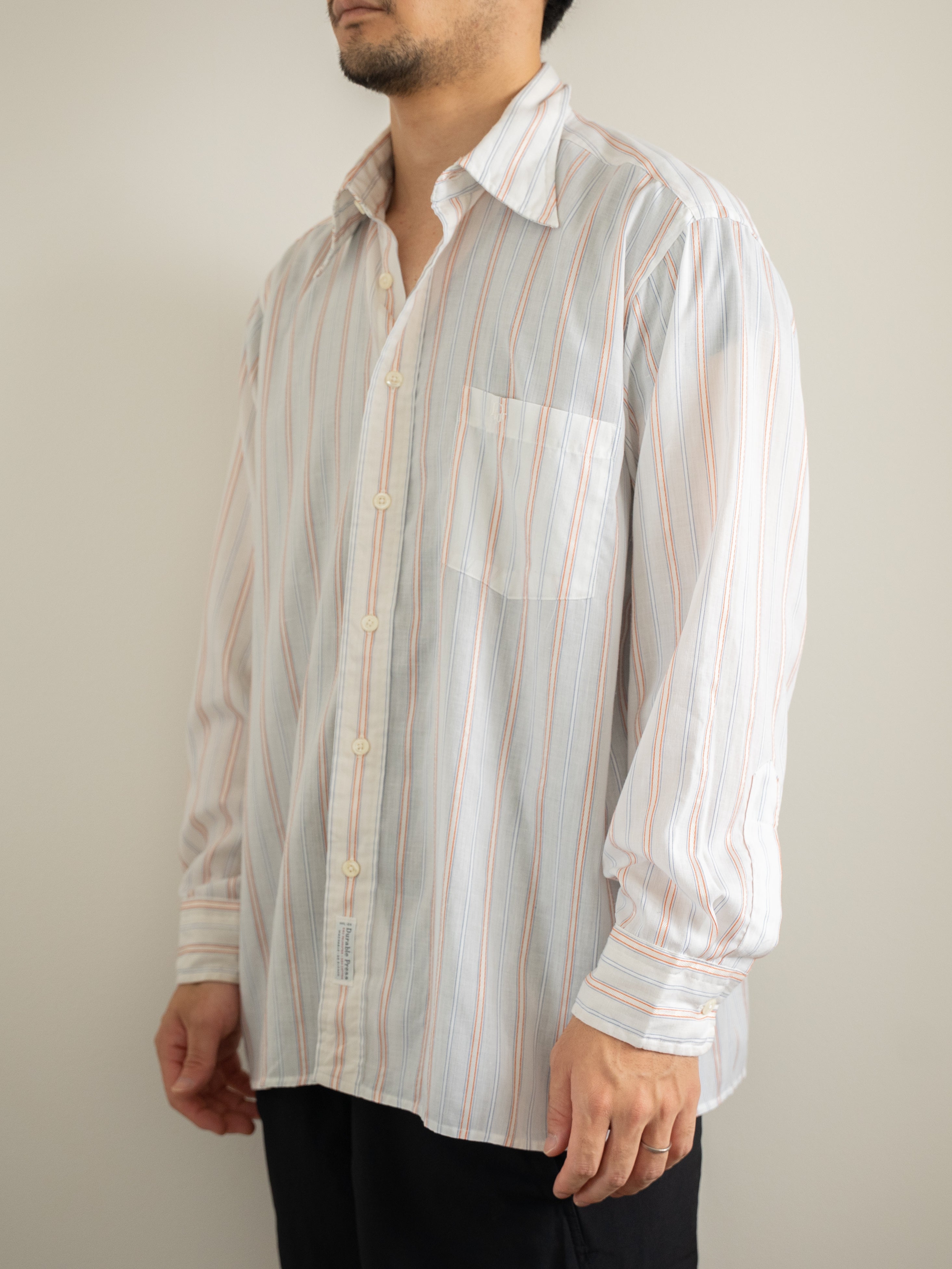 "Christian Dior" 80s Stripe Shirt