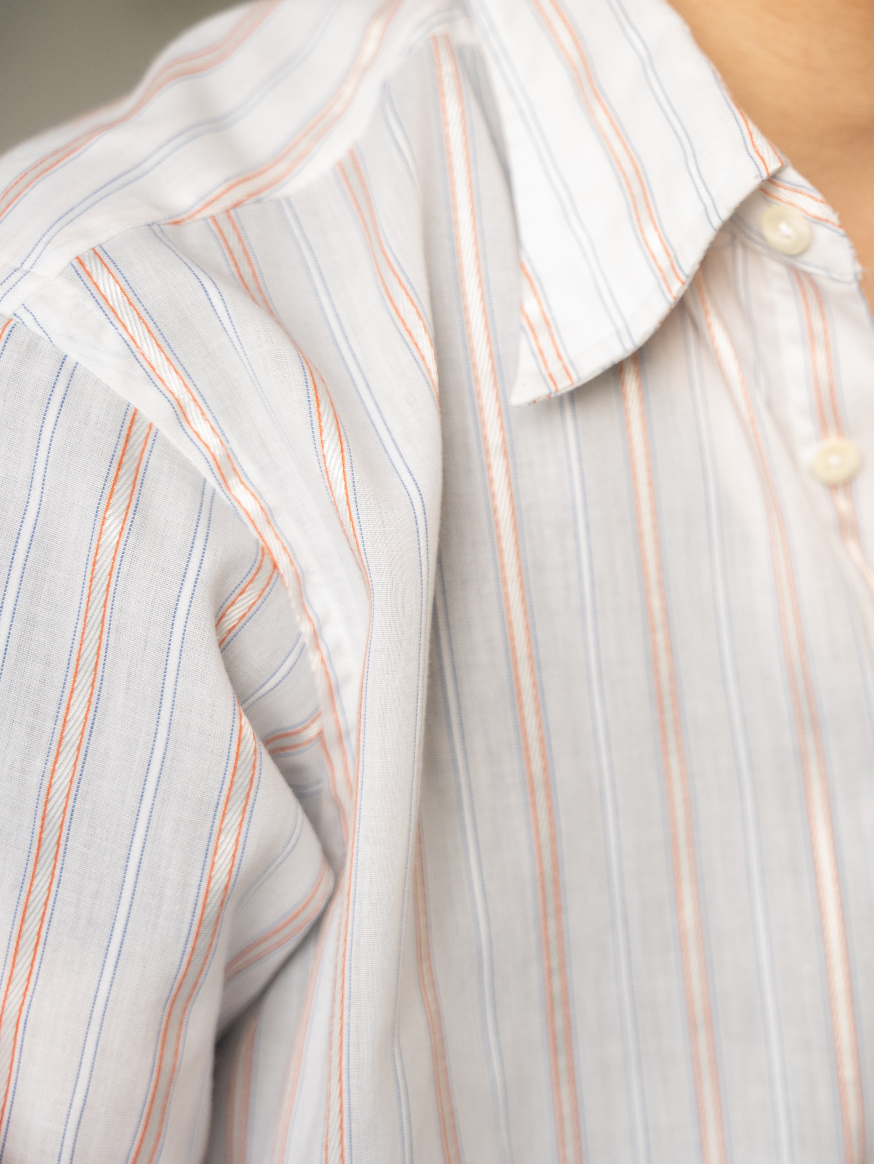 "Christian Dior" 80s Stripe Shirt
