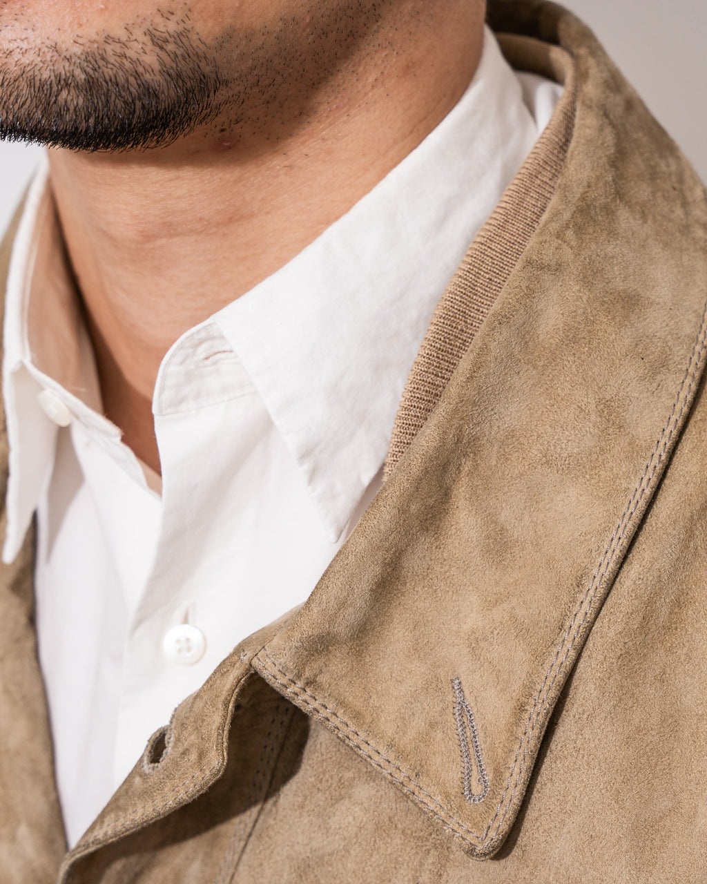 "Italian Vintage" Polyester Suede Jacket