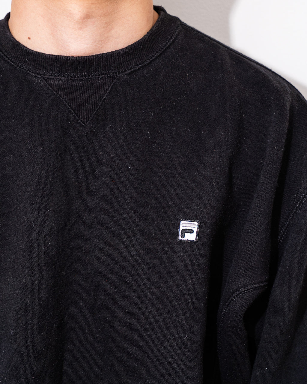 "FILA" small logo sweatshirt
