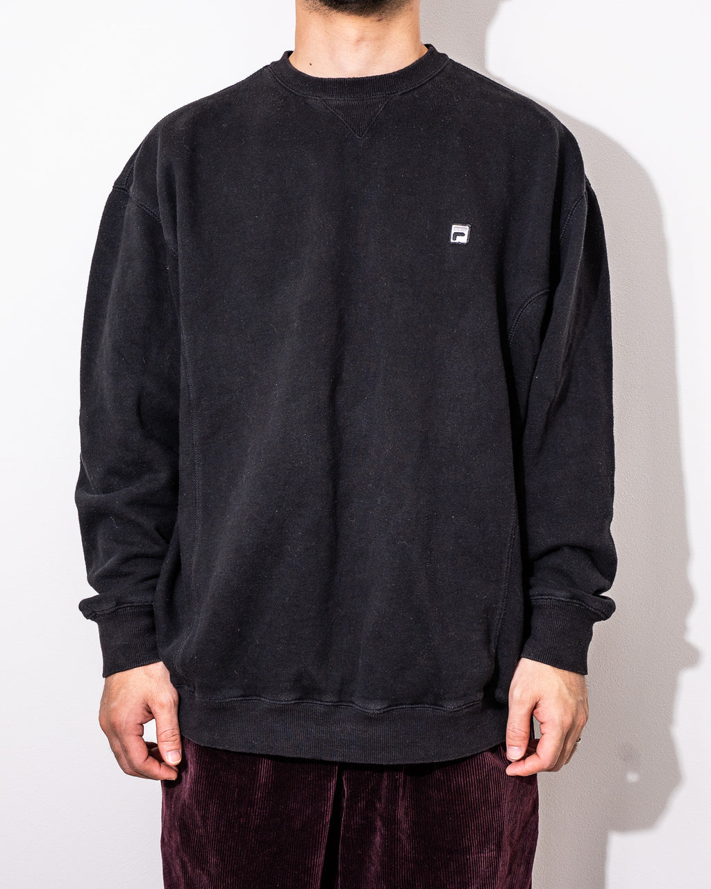"FILA" small logo sweatshirt
