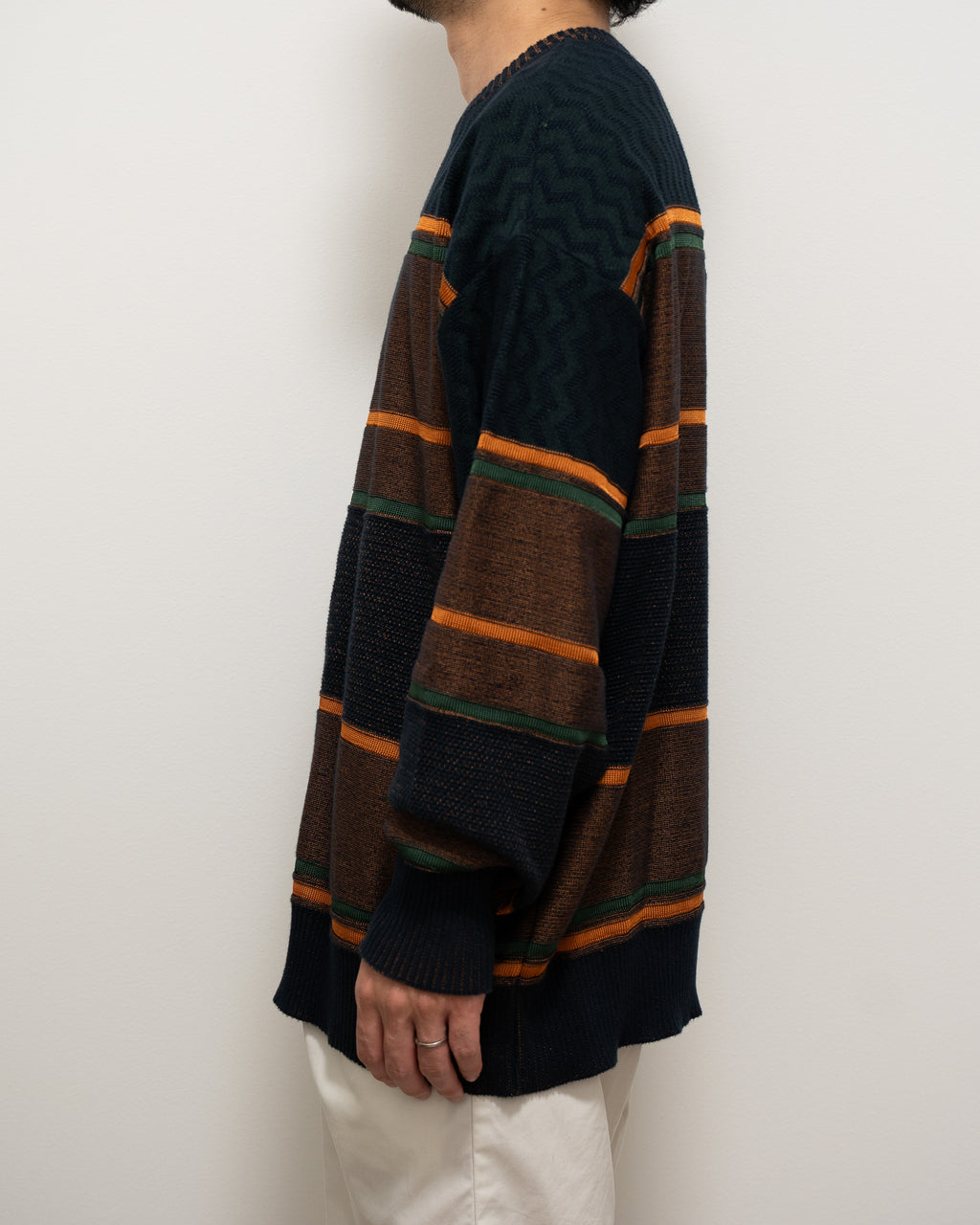 "COGNOMEN" THREE-TONE knit