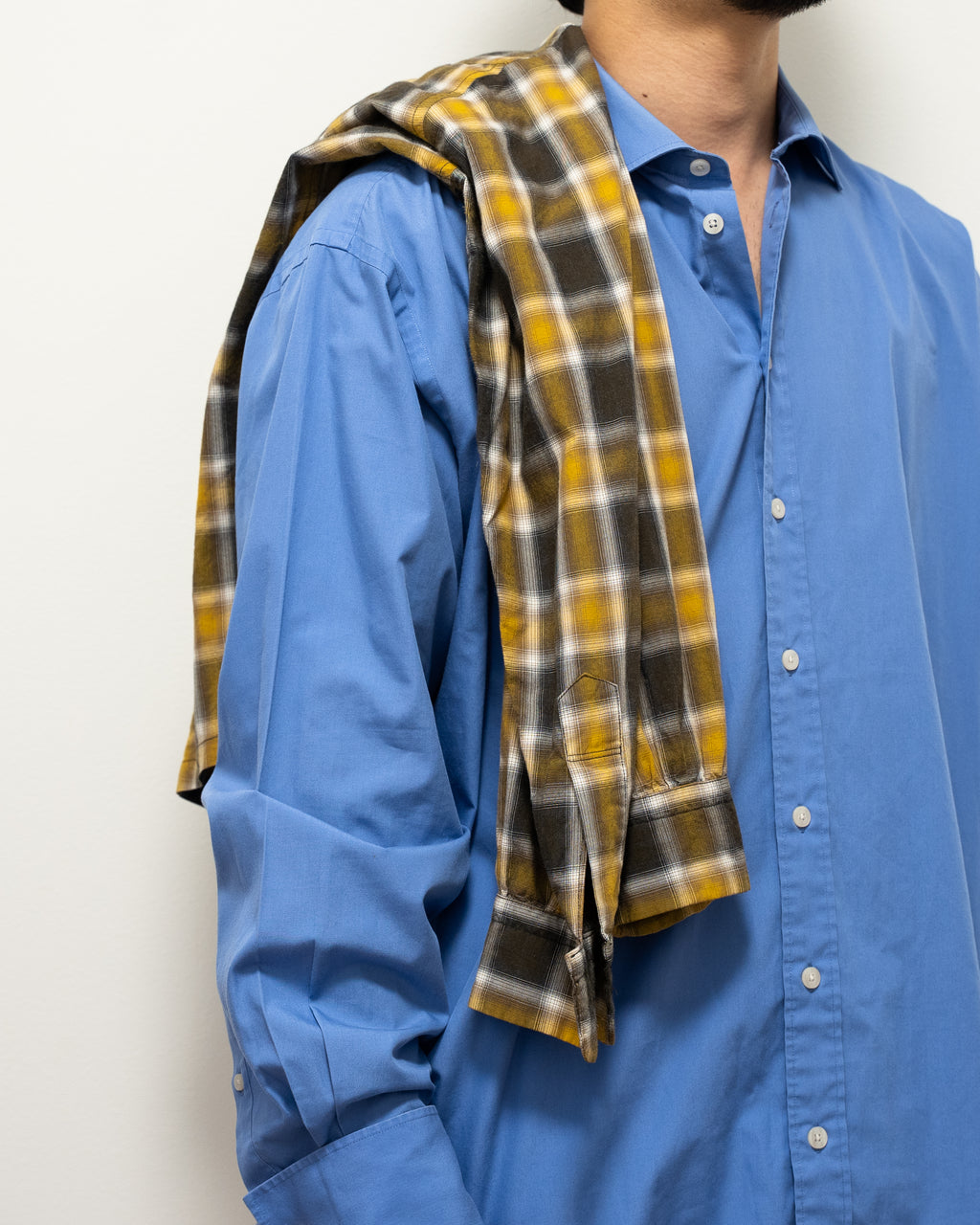 "YVES SAINT LAURENT" 90-00S French Cuff Shirt