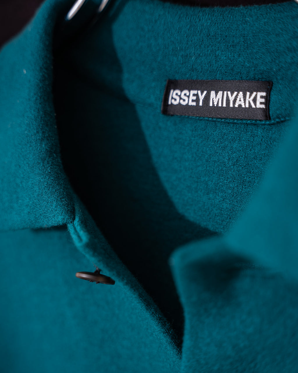 "ISSEY MIYAKE” 90'S bicolor Polo Shirt