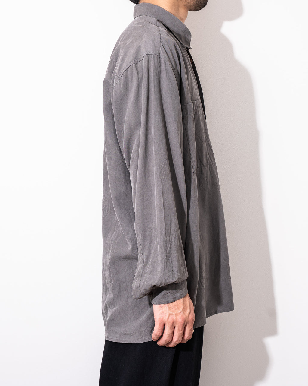 "Vintage" 90's silk long-sleeve shirt