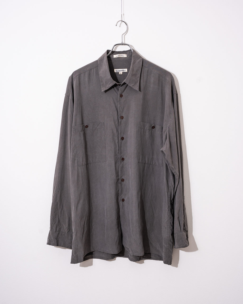 "Vintage" 90's silk long-sleeve shirt