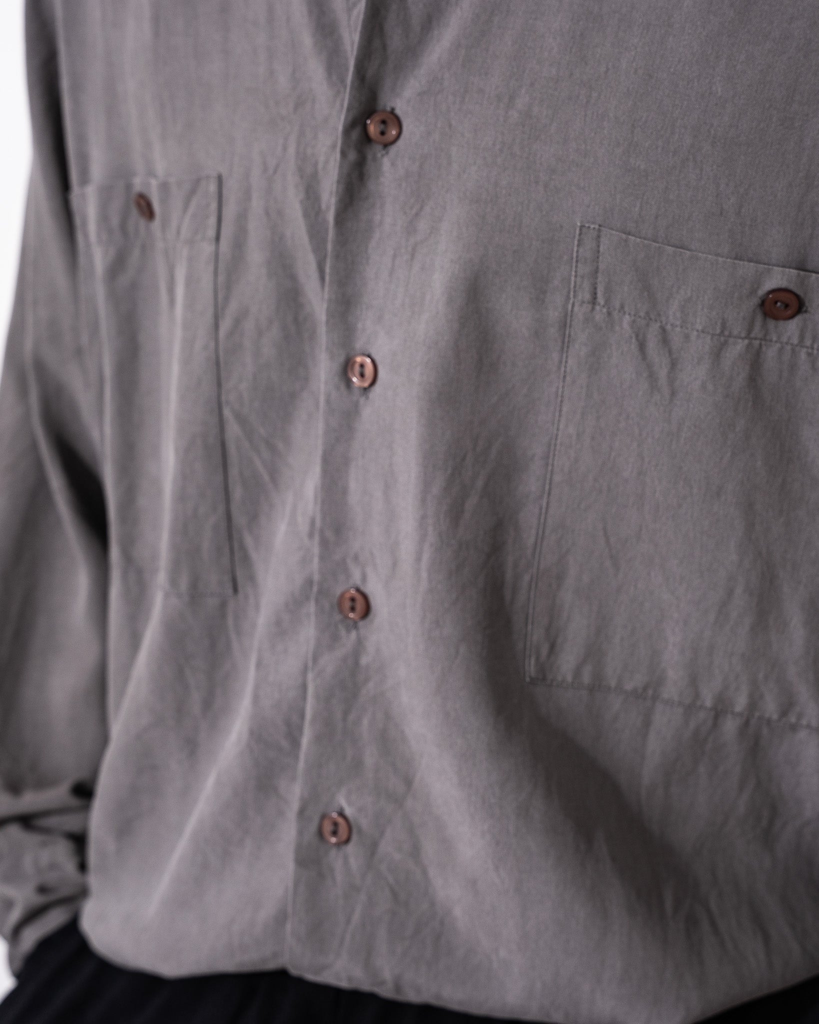 "Vintage" 90's silk long-sleeve shirt