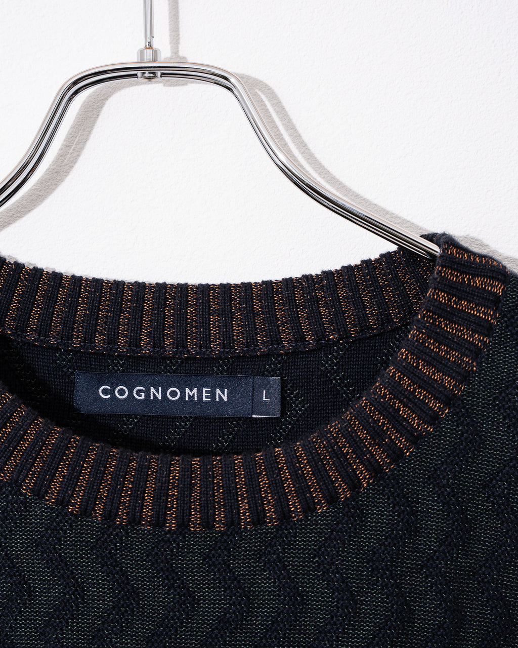 "COGNOMEN" THREE-TONE knit