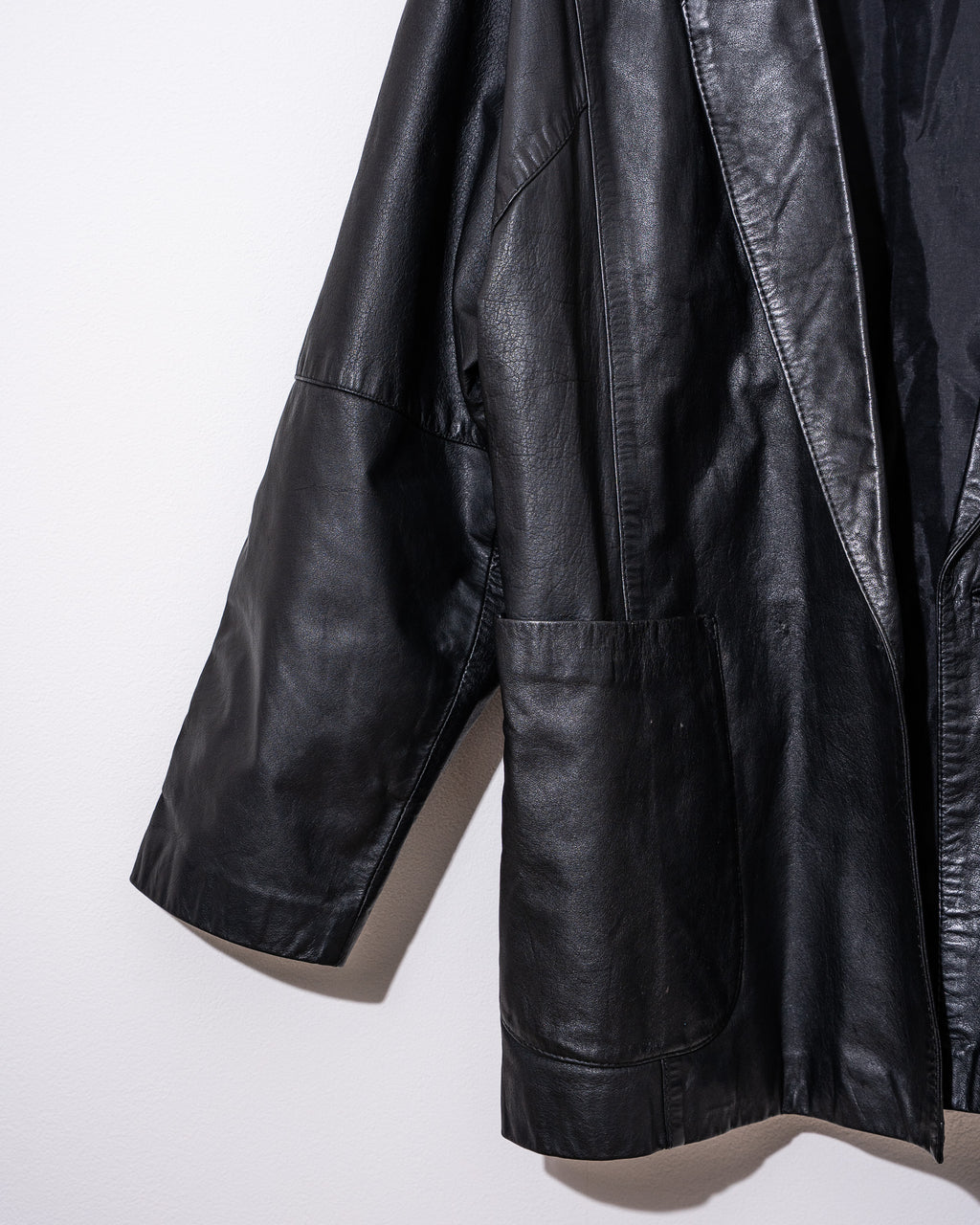 "NORTH BEACH LEATHER" double Leather Jacket