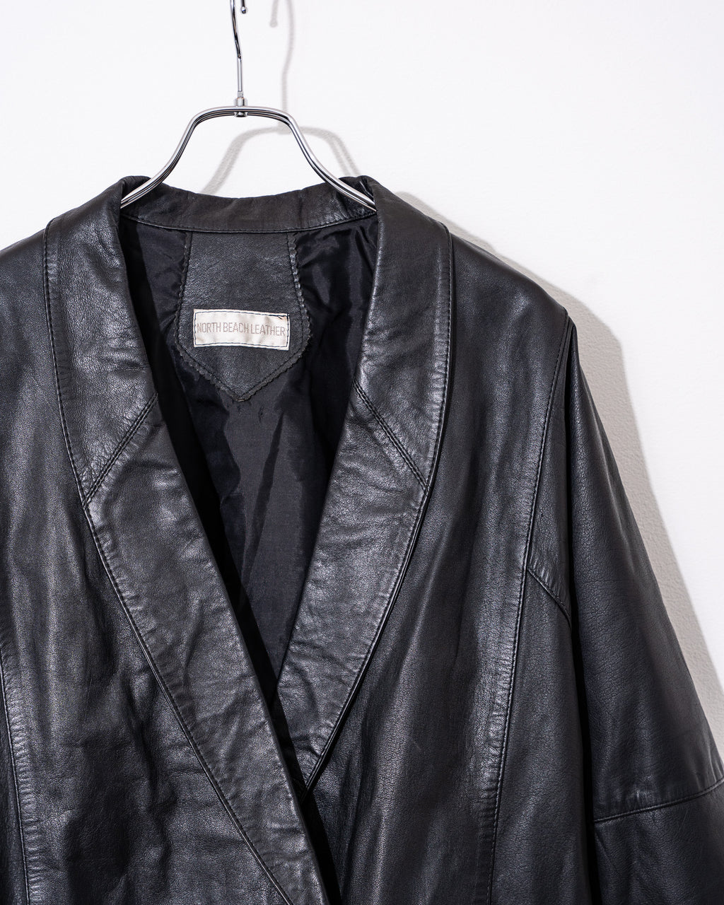 "NORTH BEACH LEATHER" double Leather Jacket