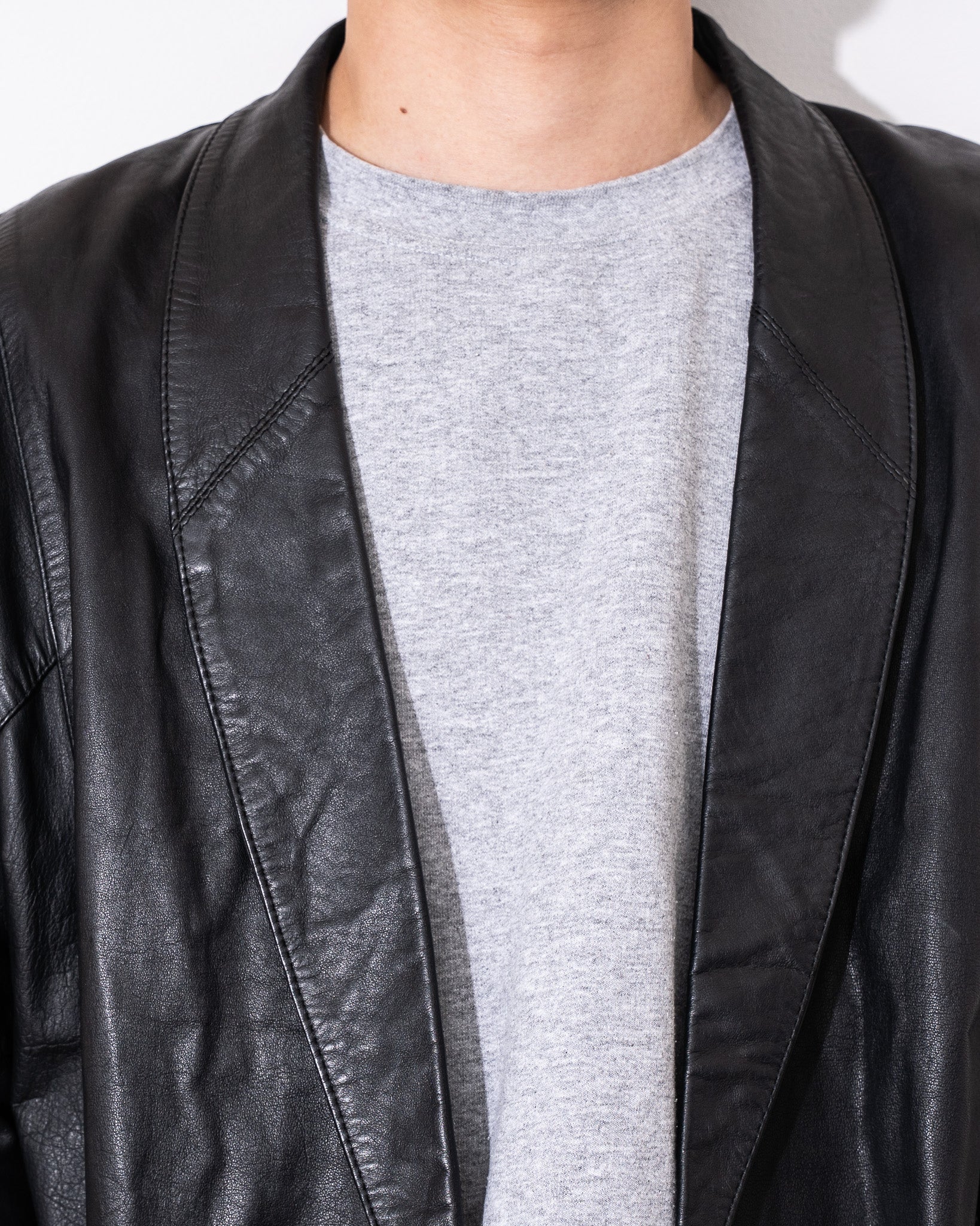 "NORTH BEACH LEATHER" double Leather Jacket