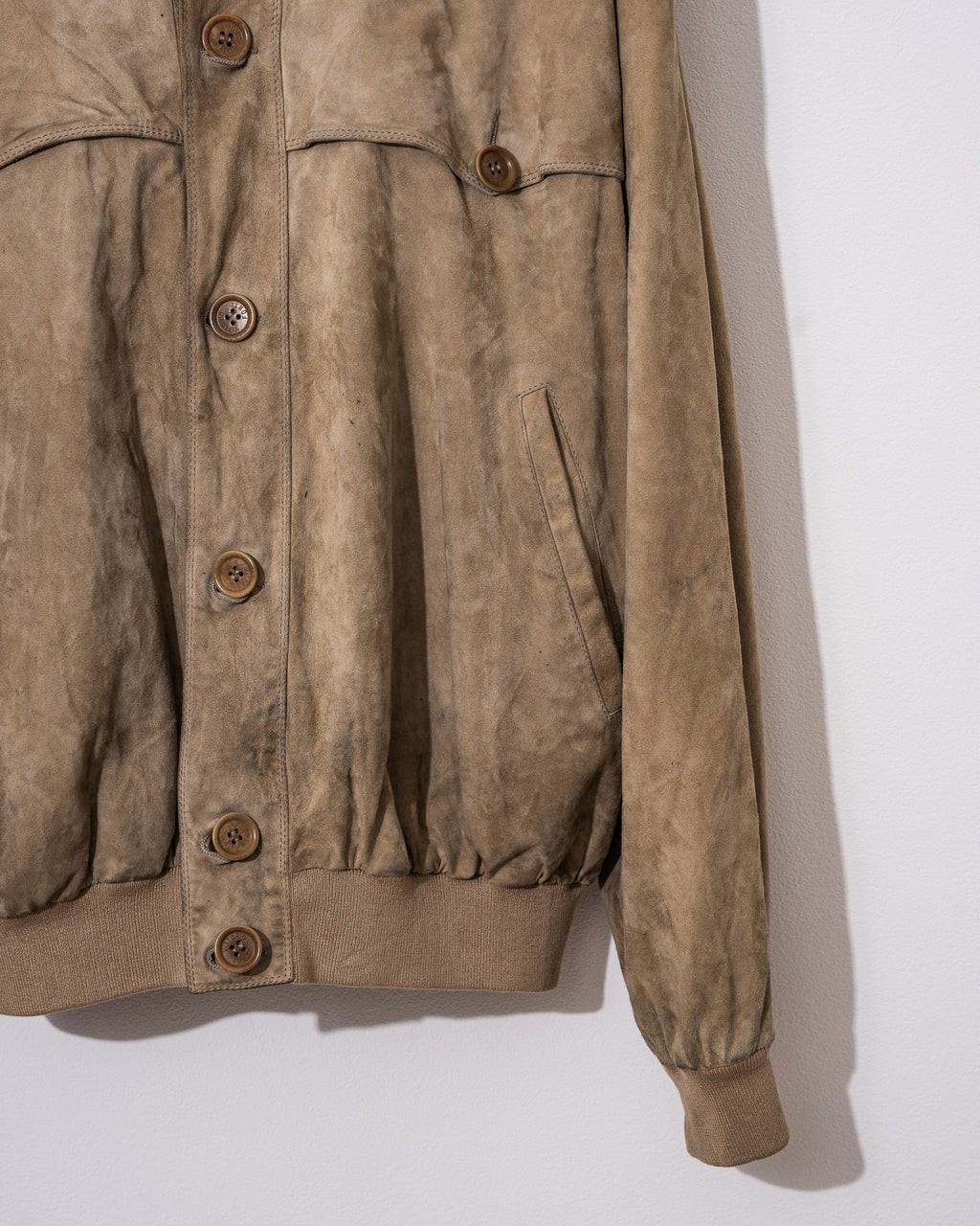 "Italian Vintage" Polyester Suede Jacket
