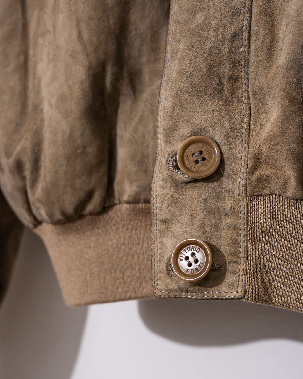 "Italian Vintage" Polyester Suede Jacket