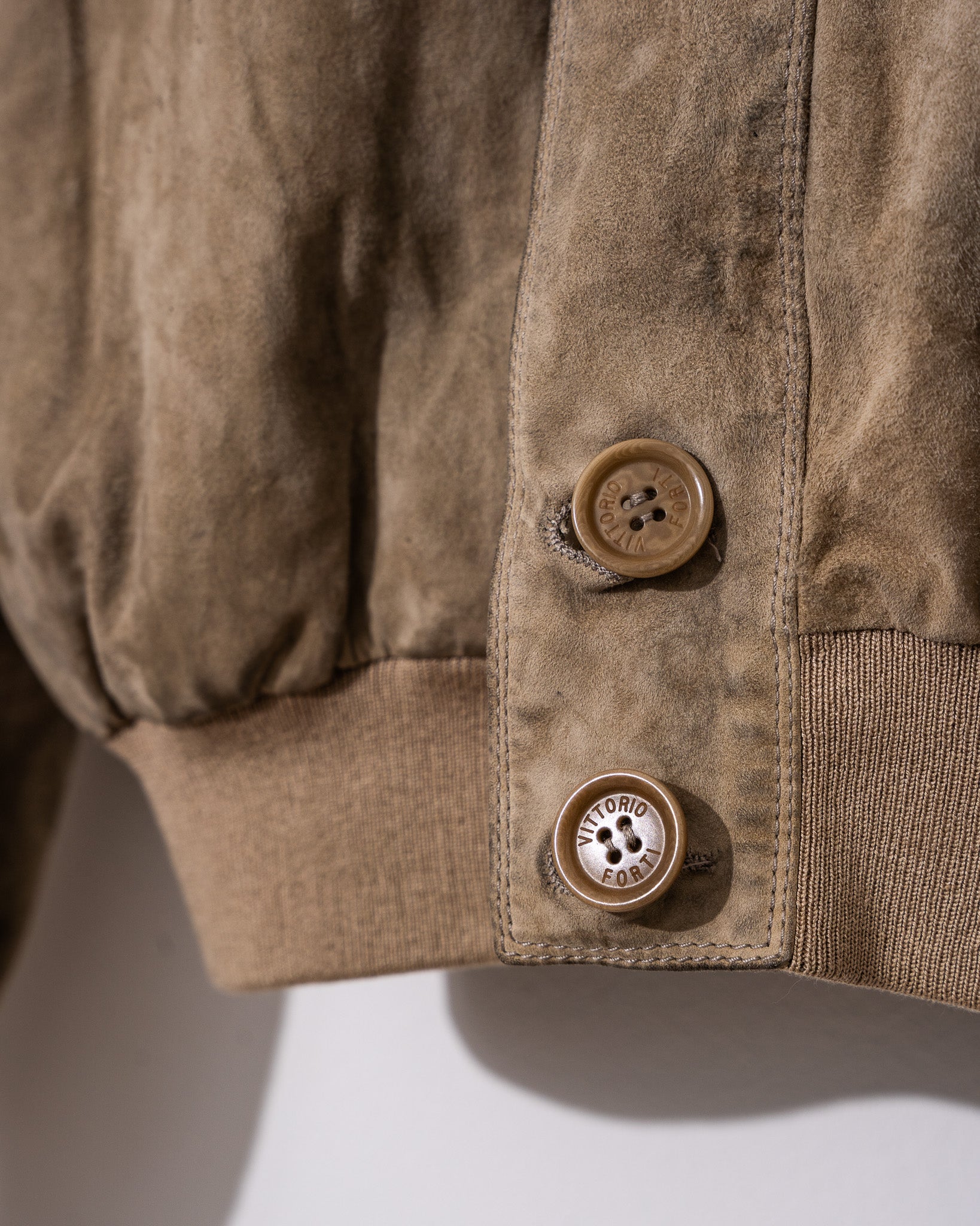 "Italian Vintage" Polyester Suede Jacket