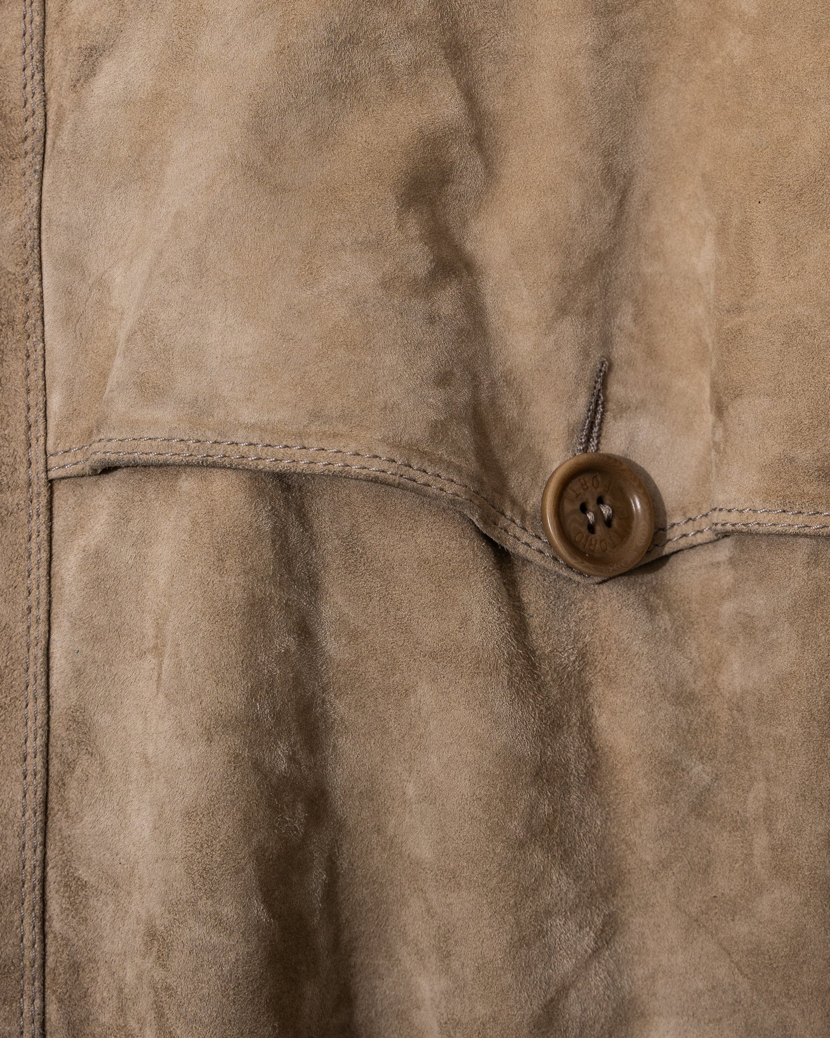 "Italian Vintage" Polyester Suede Jacket