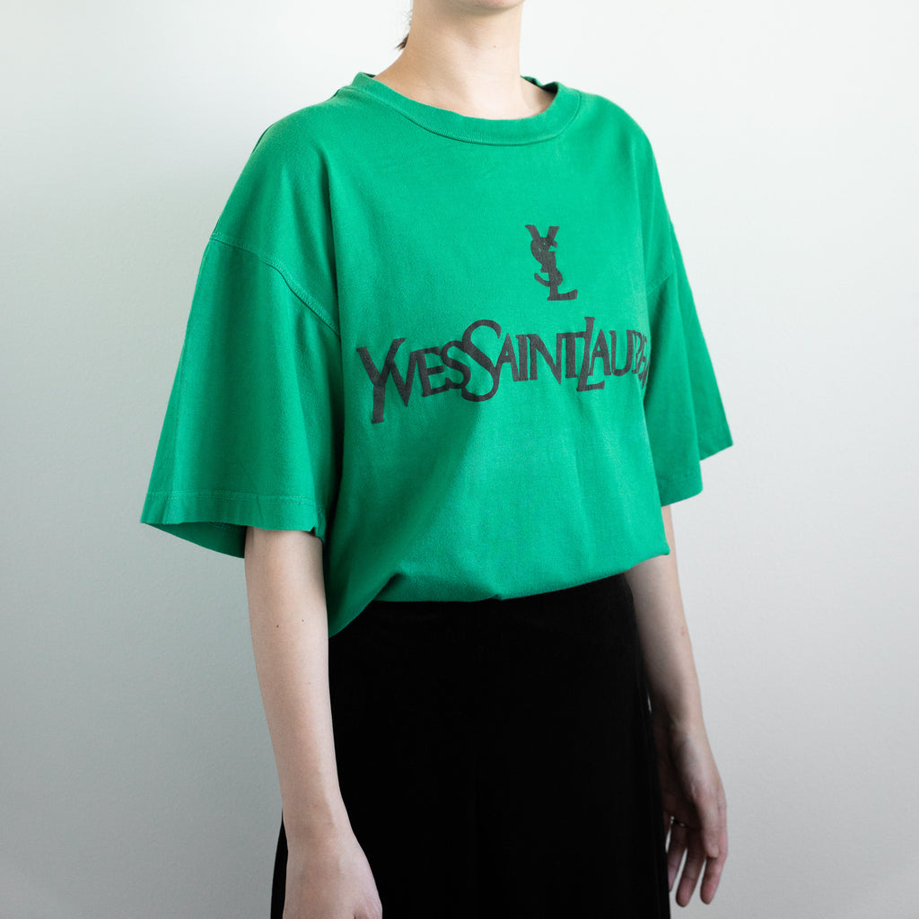 "YVES SAINT LAURENT" 1990s Logo T-shirts