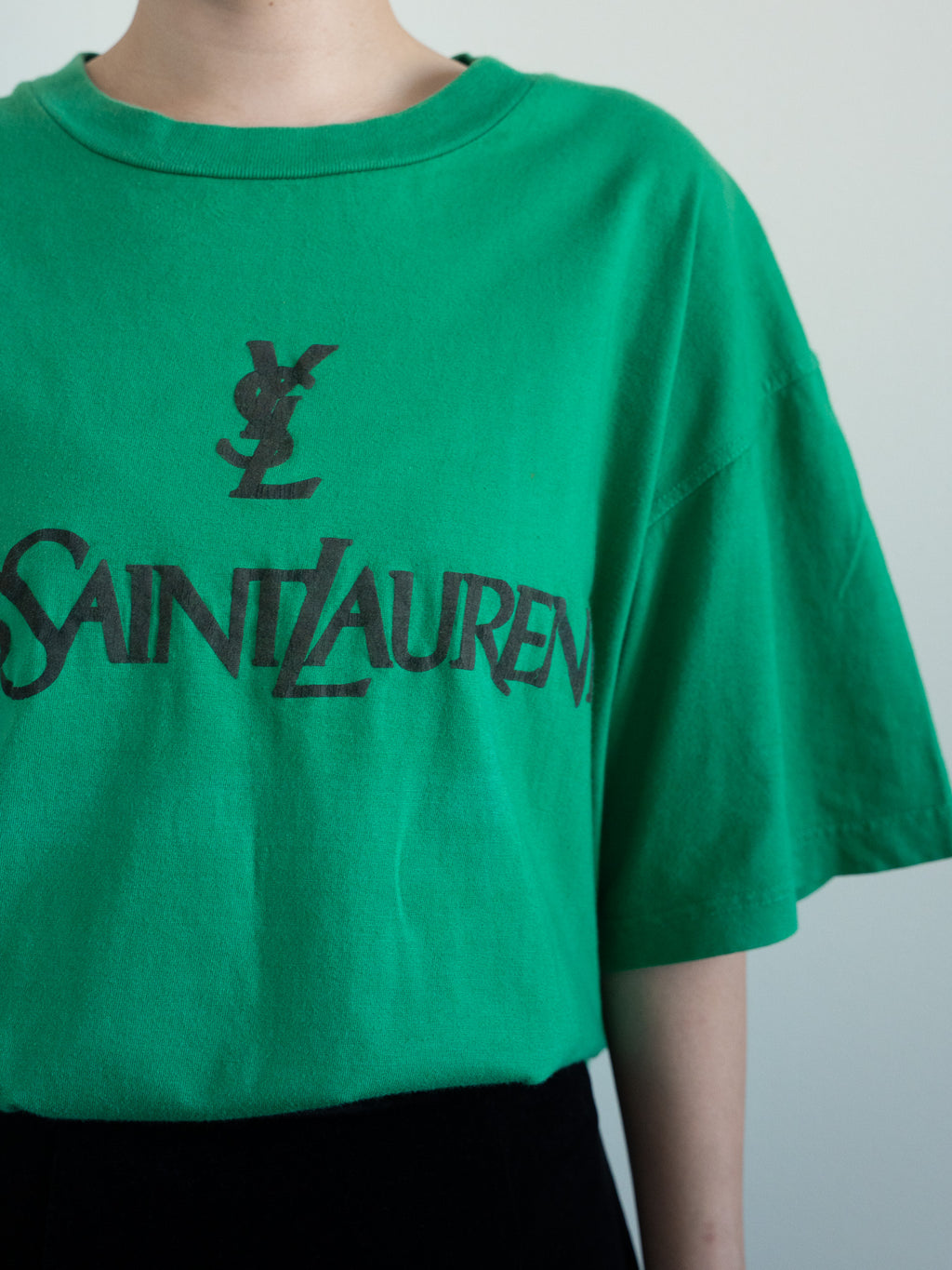 "YVES SAINT LAURENT" 1990s Logo T-shirts