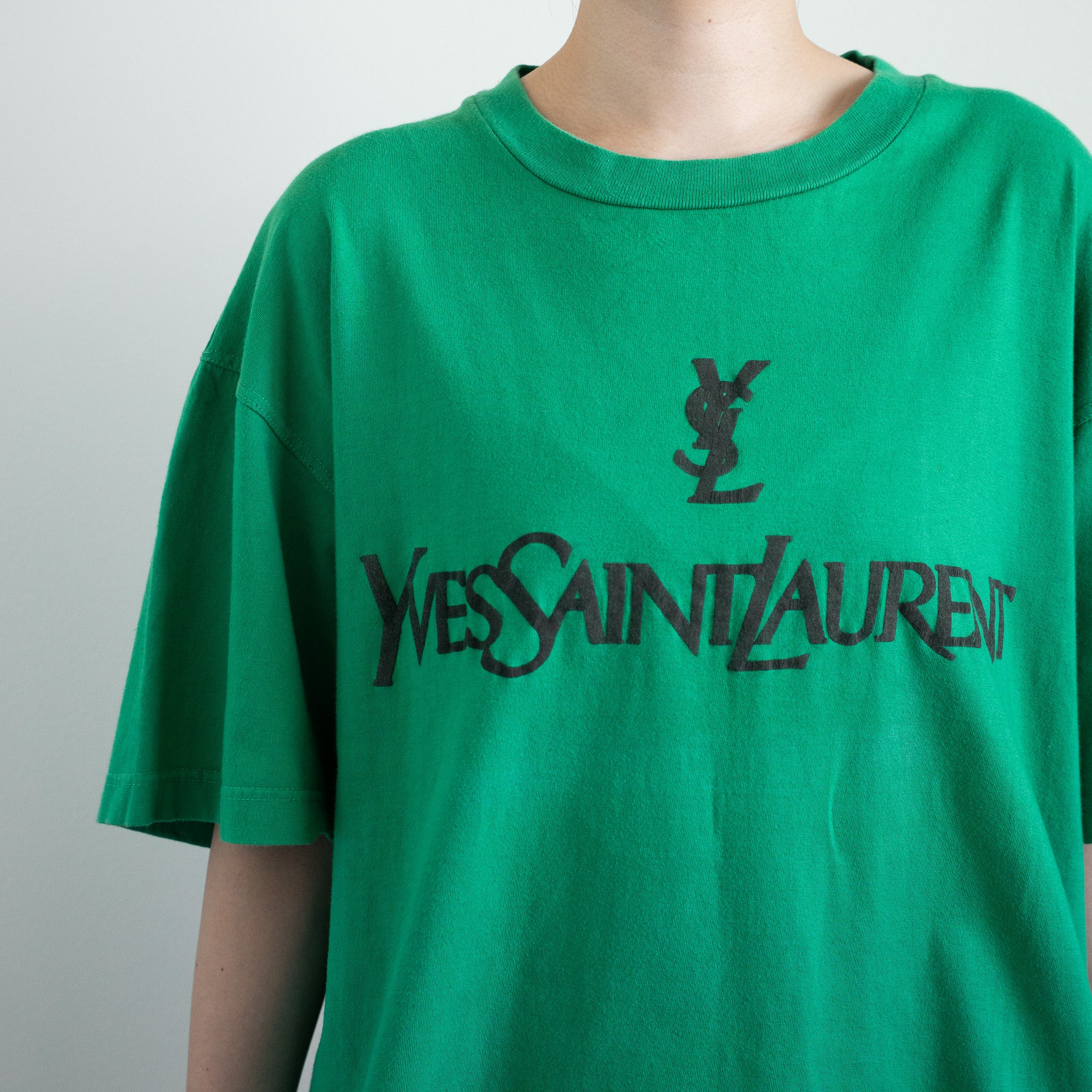 "YVES SAINT LAURENT" 1990s Logo T-shirts