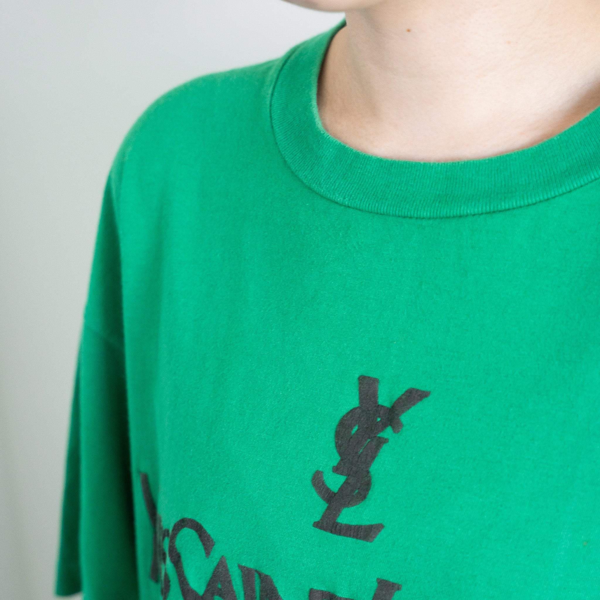 "YVES SAINT LAURENT" 1990s Logo T-shirts