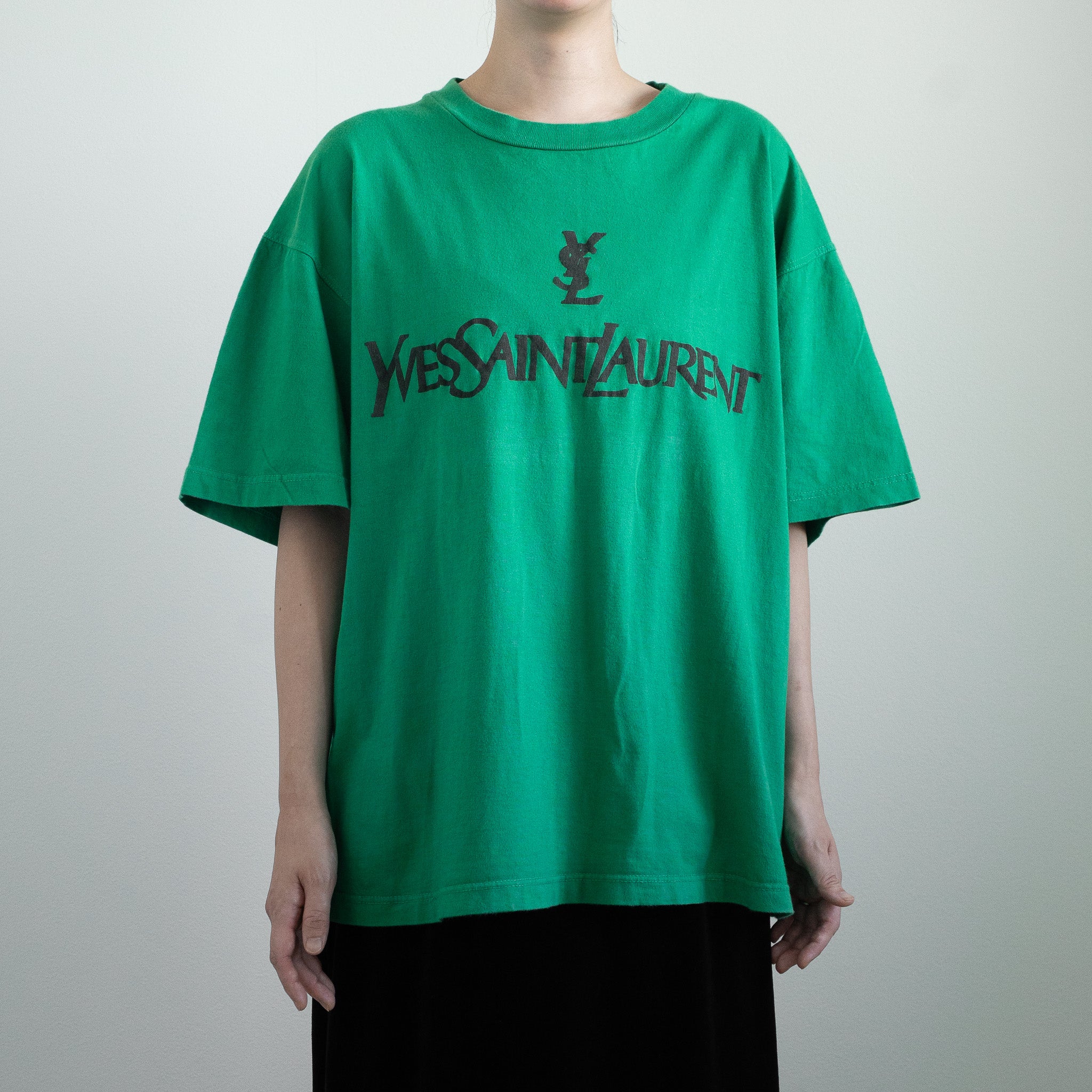 "YVES SAINT LAURENT" 1990s Logo T-shirts