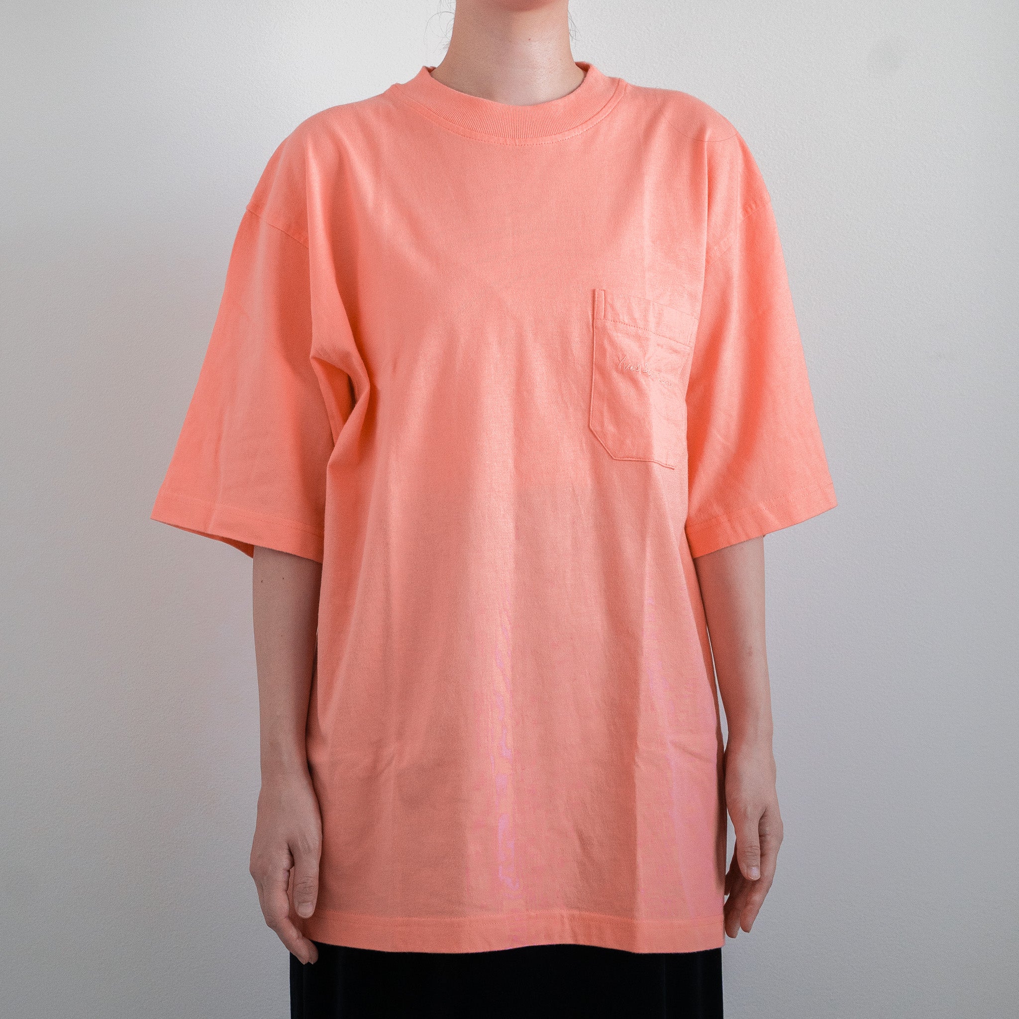 "EVES SAINT LAURENT" 1990's Pocket T-shirt
