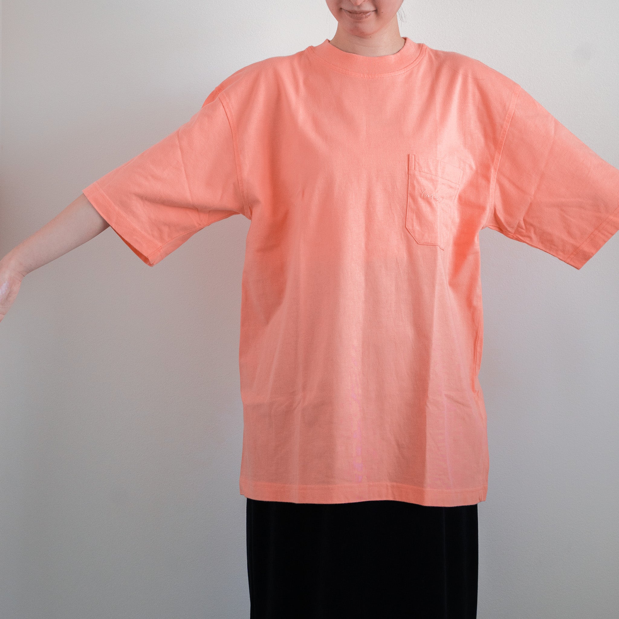 "EVES SAINT LAURENT" 1990's Pocket T-shirt