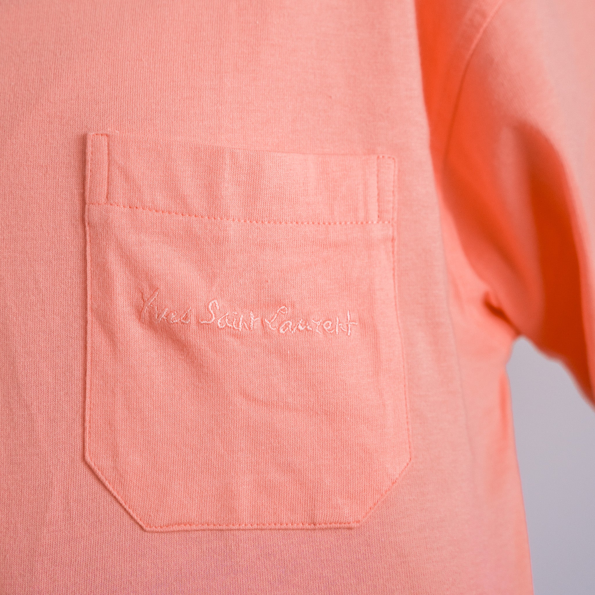 "EVES SAINT LAURENT" 1990's Pocket T-shirt
