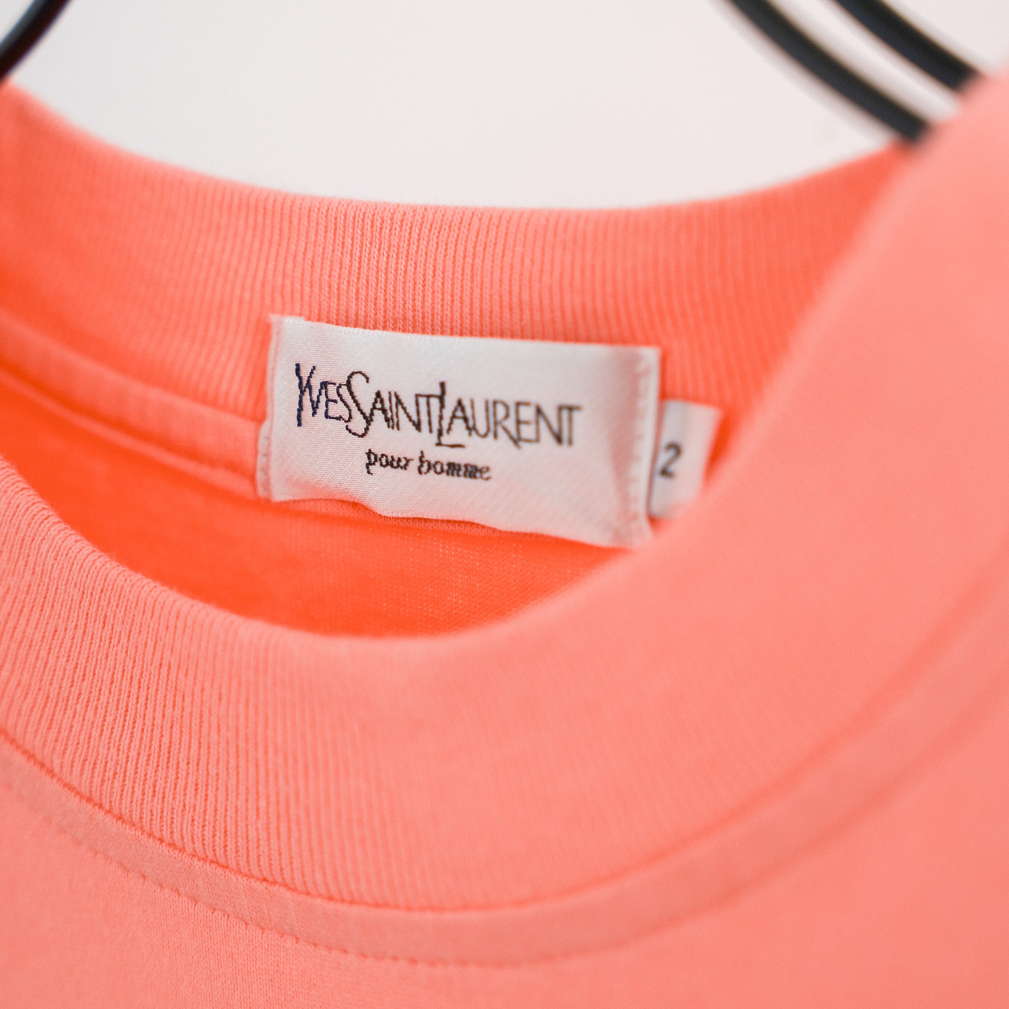 "EVES SAINT LAURENT" 1990's Pocket T-shirt