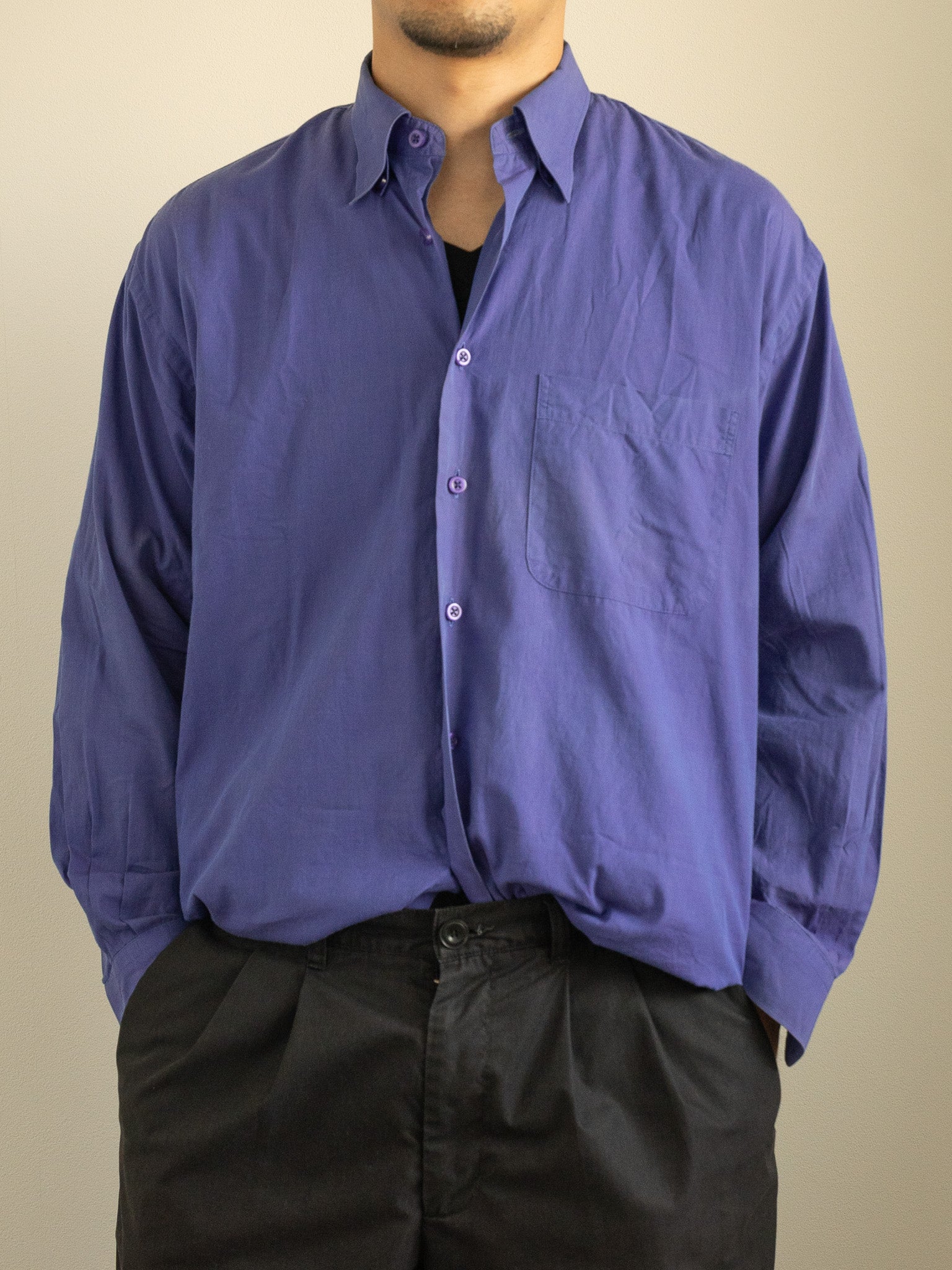 "KENZO" 1990s Oversize Long-sleeve Shirt