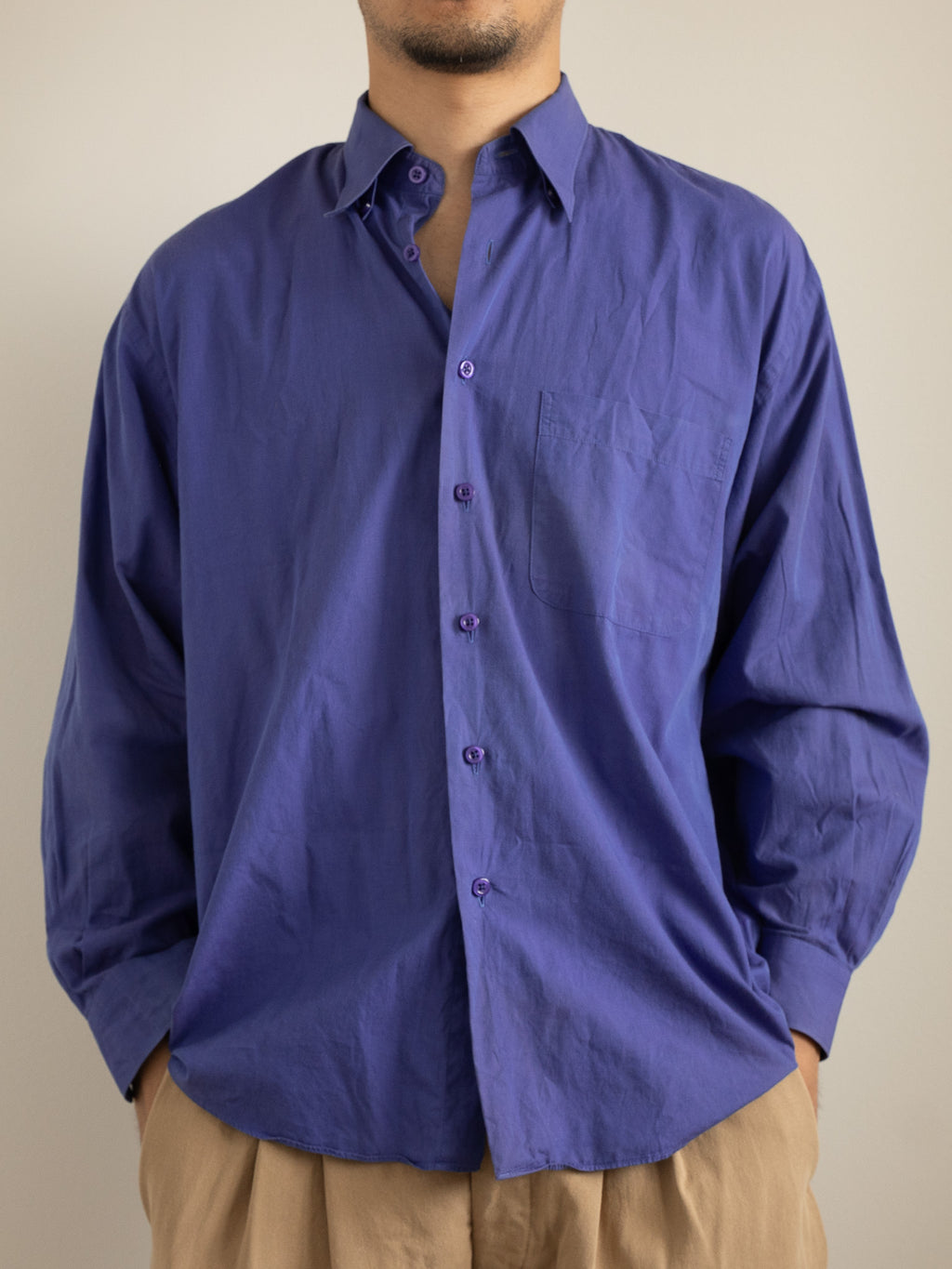 "KENZO" 1990s Oversize Long-sleeve Shirt