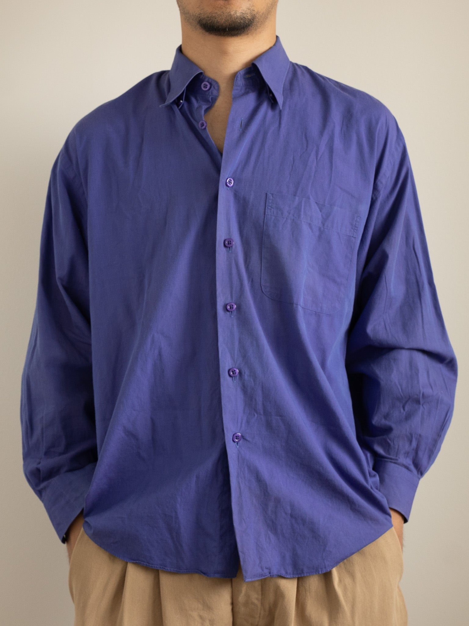 "KENZO" 1990s Oversize Long-sleeve Shirt