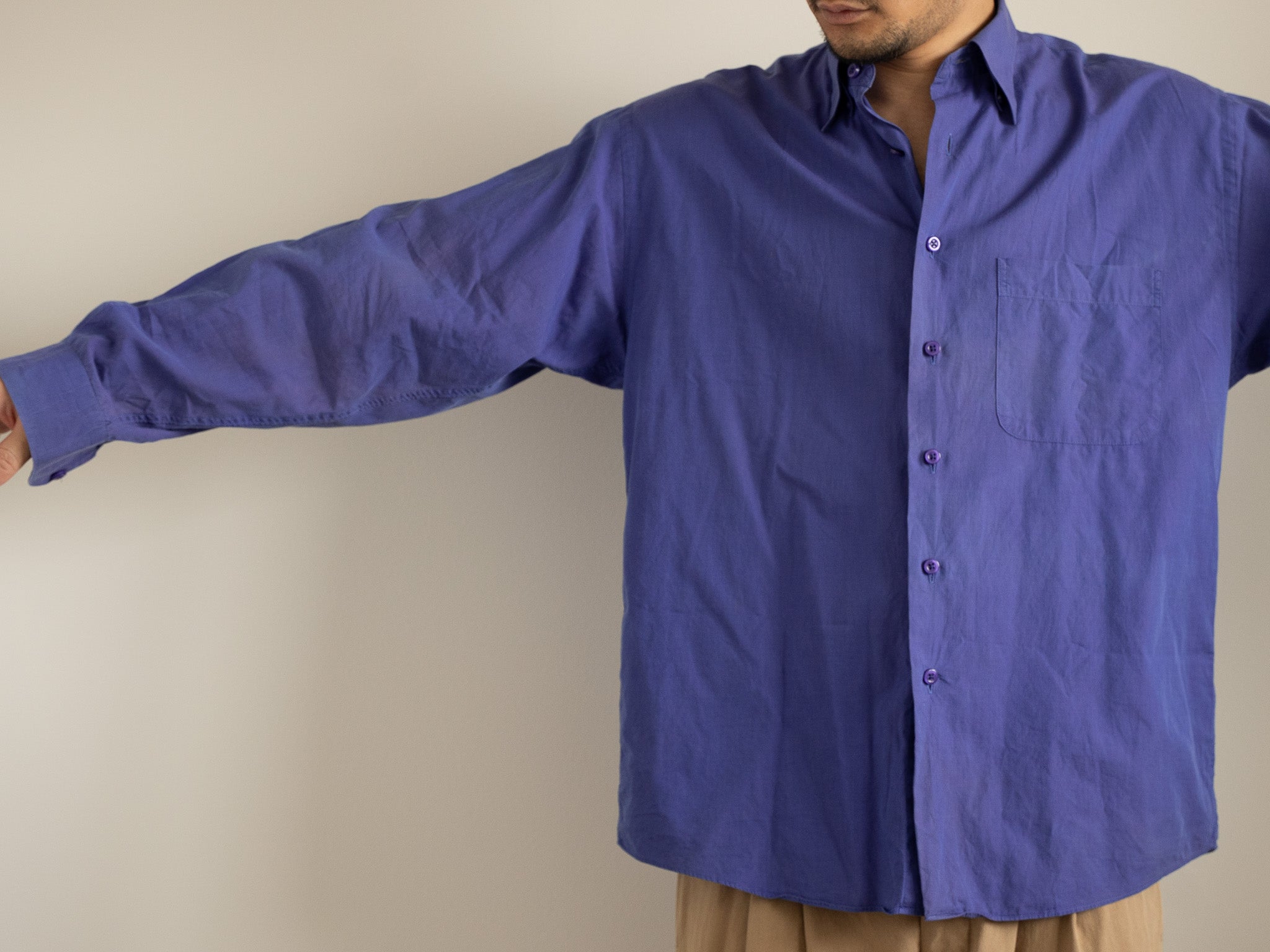 "KENZO" 1990s Oversize Long-sleeve Shirt