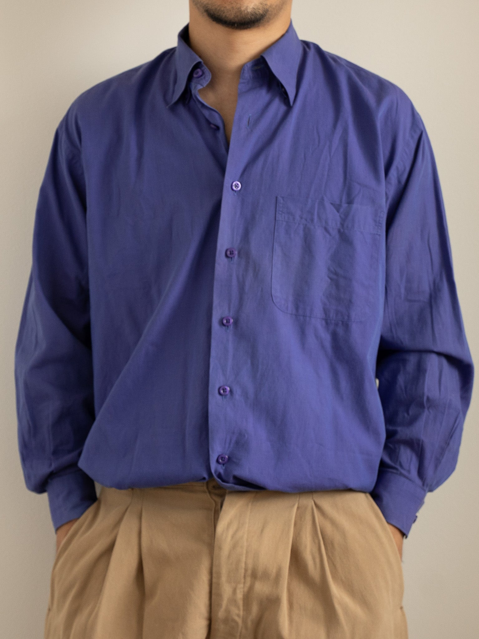 "KENZO" 1990s Oversize Long-sleeve Shirt